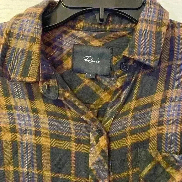 Rails Hunter Metallic Flannel - Picture 4 of 6